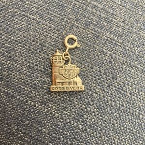 Sterling silver H.D. Charm from Coos Bay, OR